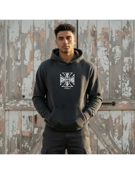 Sweat WCC Vintage Washed Noir | Iguana Custom