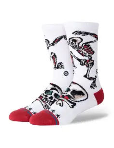 Calcetines Stance Skeleton Crew Blancos