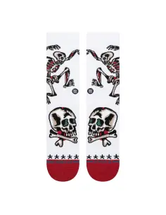 Calcetines Stance Skeleton Crew Blancos 2