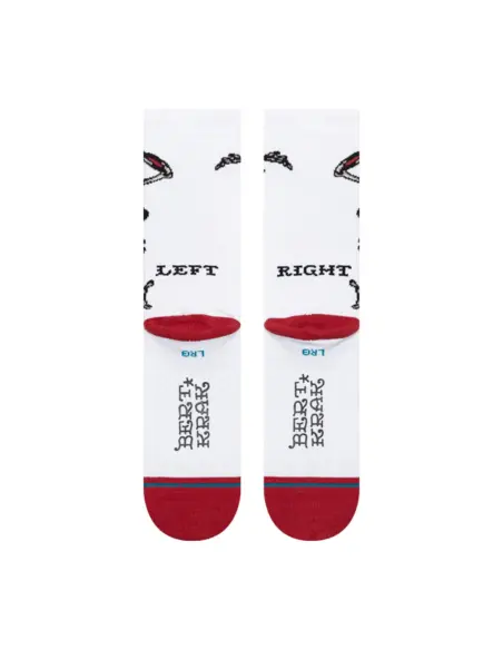 CHAUSSETTES STANCE SKELETON CREW BLANCHES