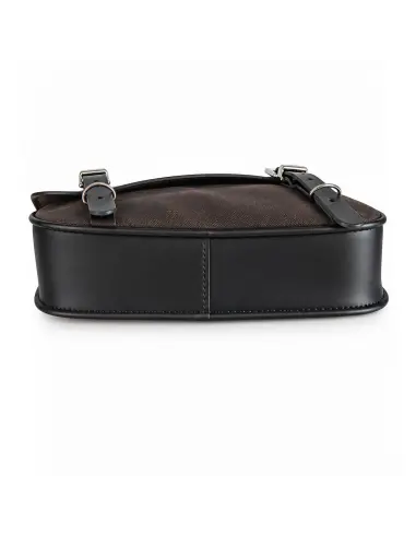 Sportster Swingarm Bag Black Brown 2.5 L | Iguana Custom