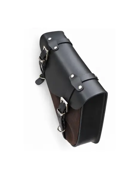Bolsa Basculante Sportster Negro Marrón 2,5 L | Iguana Custom