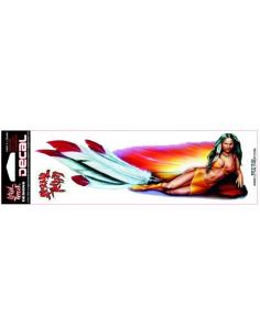Comprar Pegatina Indian Girl Derecha 7.6 X 25.4 Cm a precio de oferta