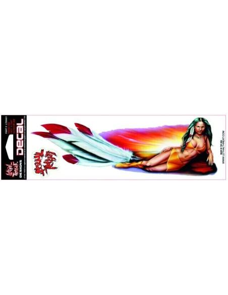 Acquista Adesivo Indian Girl Destra 7.6 X 25.4 Cm a prezzo scontato