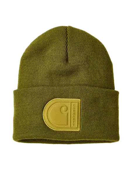 Gorro Carhartt Patch Verde Bronce Oscuro