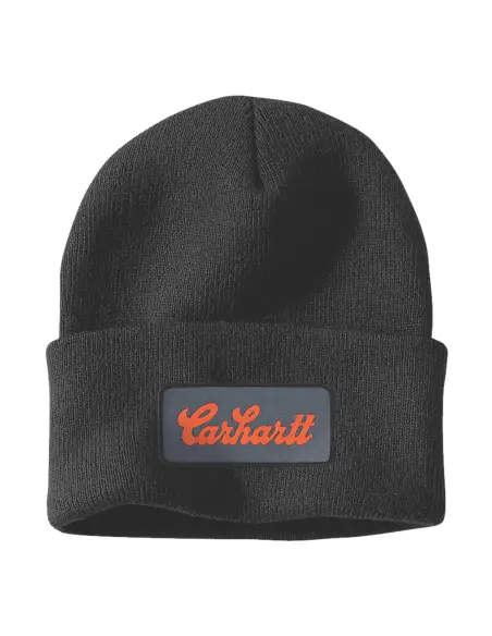 Bonnet Carhartt Script Patch Noir | Iguana Custom
