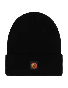 BERRETTO BEANIE SANTA CRUZ CRUZ LABEL NERO