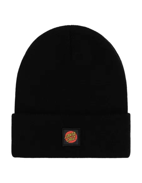 Gorro Beanie Santa Cruz Cruz Label Negro