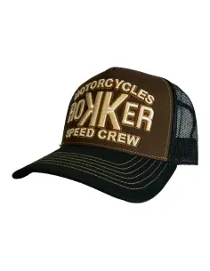 Gorra Trucker Rokker Speed Crew Marrón Negro