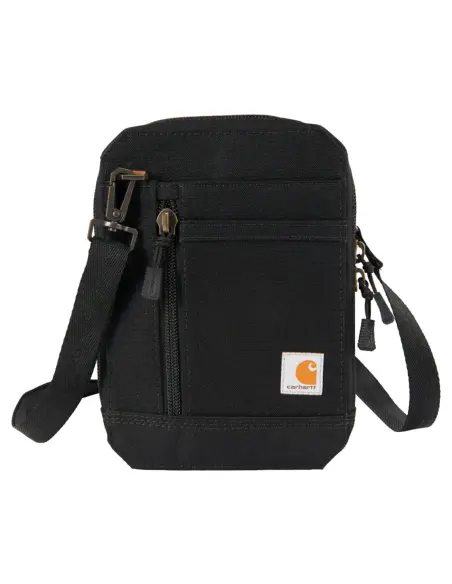 Black Carhartt Nylon Duck Crossbody Bag