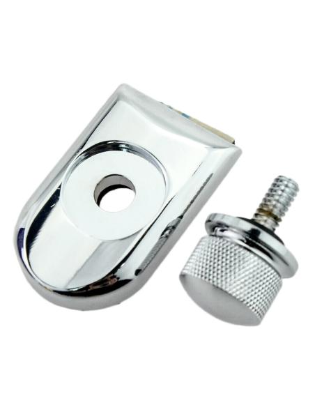Vis En Aluminium Chromé Avec Base Pour Siège Harley Davidson