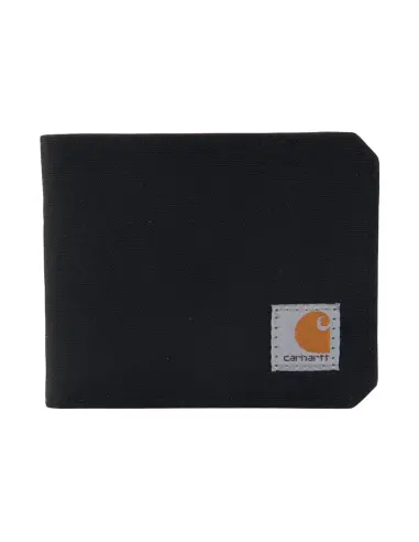 Portafoglio Carhartt Cordura Nero e Grigio