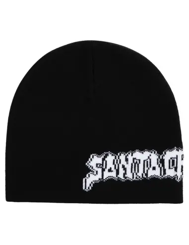 Santa Cruz Punk Strip Black Beanie Hat