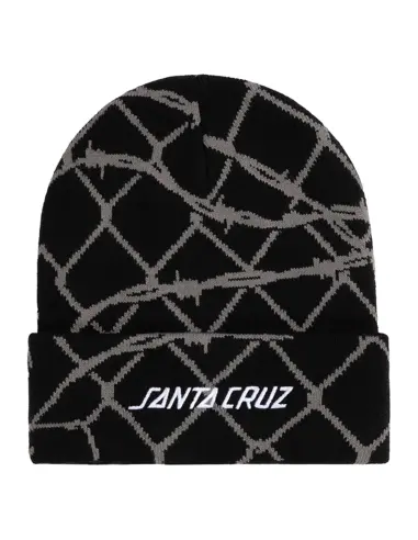 Santa Cruz Spot Chain Black Beanie Hat