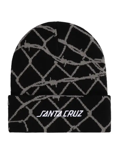 Berretto Beanie Santa Cruz Spot Chain Nero