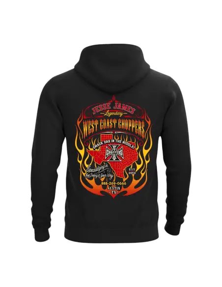 Felpa WCC Smack Dab Nera | West Coast Choppers