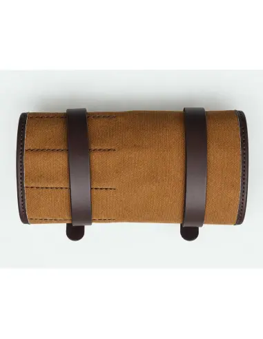 BORSA PORTA ATTREZZI IN PELLE E TESSUTO CERATO | IGUANA CUSTOM