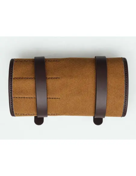 BORSA PORTA ATTREZZI IN PELLE E TESSUTO CERATO | IGUANA CUSTOM