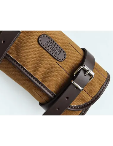 BOLSA DE FERRAMENTAS EM COURO E TECIDO ENCERADO | IGUANA CUSTOM
