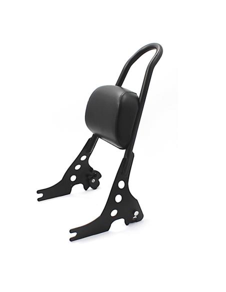 Respaldo Desmontable Negro Tappered Para Sportster Xl 04-Up