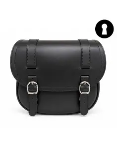 CORBI BLACK SADDLEBAG 18 L WITH LOCK | IGUANA CUSTOM
