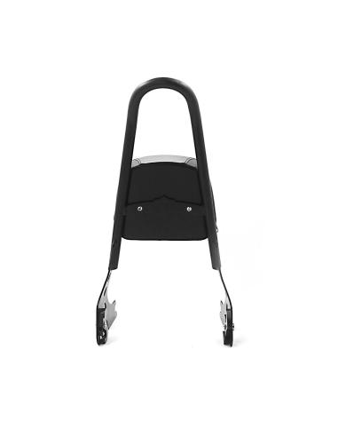 Black Detachable Backrest For Sportster Xl 04-Up