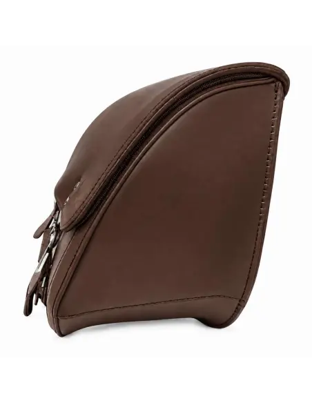 BORSA LATERALE GADIR MARRONE 20 L CON SERRATURA | IGUANA CUSTOM