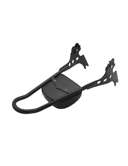 Respaldo Desmontable Negro Tappered Para Sportster Xl 04-Up