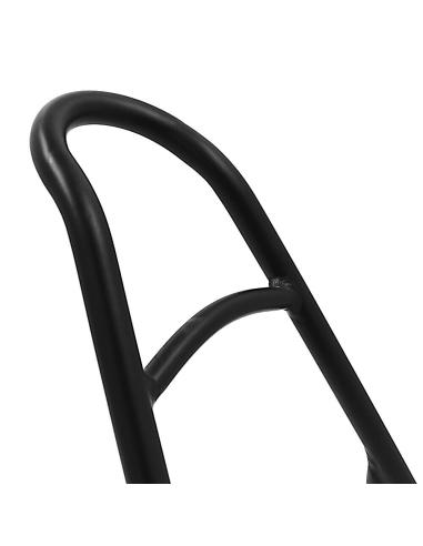 Sissy Bar Noir Brillant Pour Sportster 2004 Et Suivants