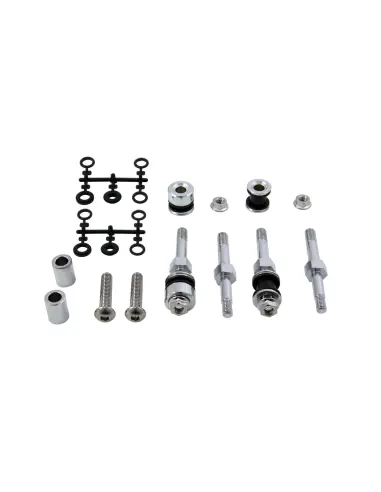 FLST detachable mounting kit with OEM saddlebags