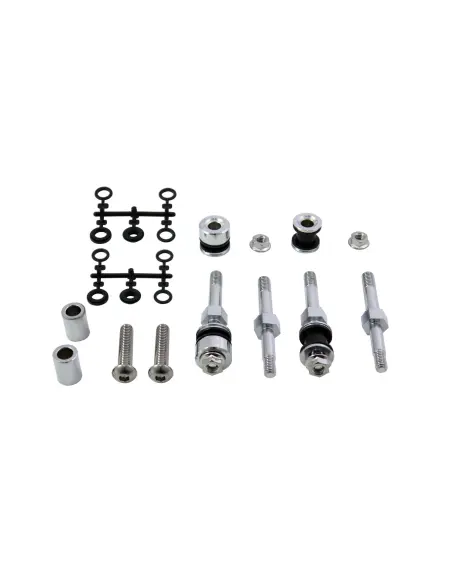 FLST detachable mounting kit with OEM saddlebags