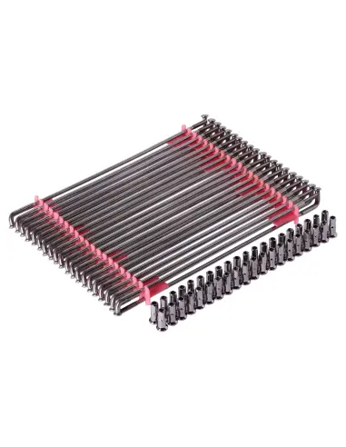 Rayons inox 245 mm pour jante custom de 21 pouces