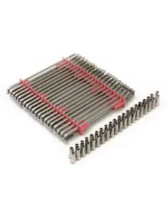 Raggi inox lucidati 170 mm per cerchio da 16 pollici