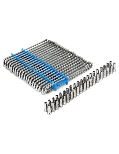 Raios Cromados 145 mm para Aro 19" Harley