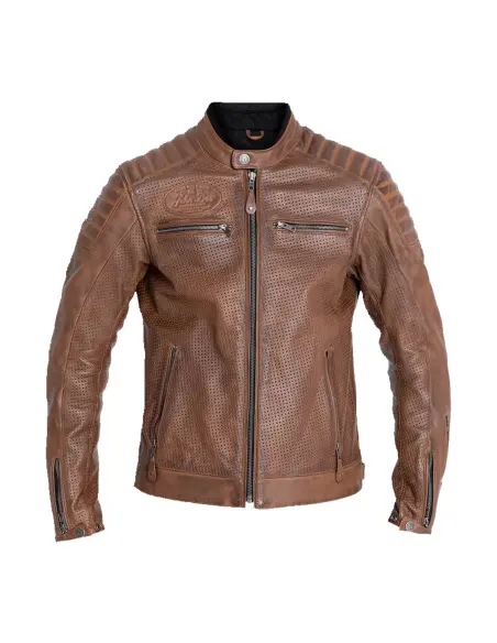 Veste John Doe Storm Tobacco AAA en Cuir