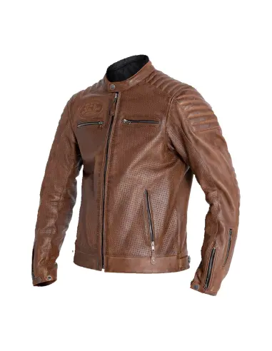 Veste John Doe Storm Tobacco AAA en Cuir