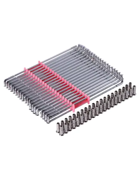 Kit di Raggi Cromati da 215 mm per Cerchio da 19”