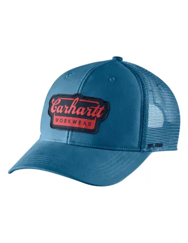 Boné Carhartt Mesh-Back Script Escuro