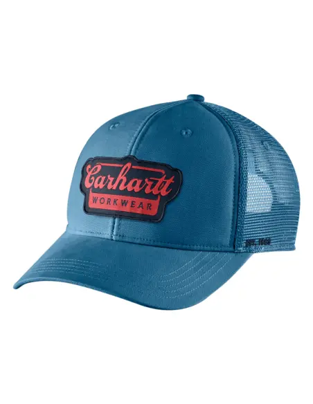 Boné Carhartt Mesh-Back Script Escuro