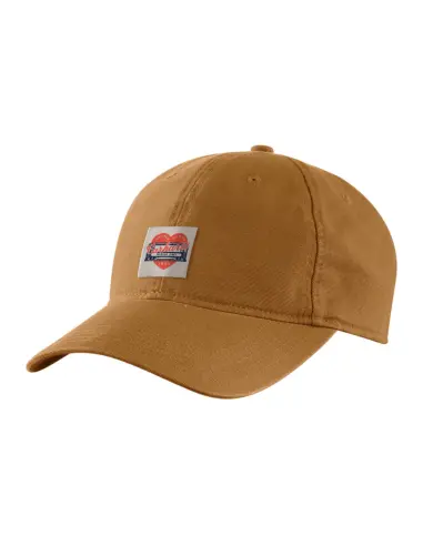 Cappello Carhartt Heart Patch Canvas Marrone