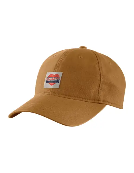 Carhartt Heart Patch Canvas Brown Cap
