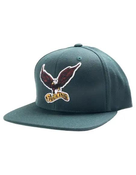Casquette Feuling Eagle Snapback Verte | Iguana Custom