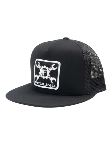 Cappellino Feuling Mesh Snapback Nero Wrench Cross