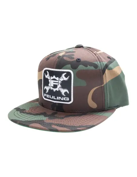 Feuling Gear Wrench Camo Snapback Cap
