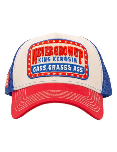 Gorra King Kerosin Never Grow Up Beige