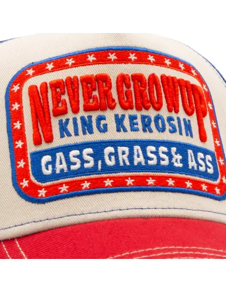 Gorra King Kerosin Never Grow Up Beige