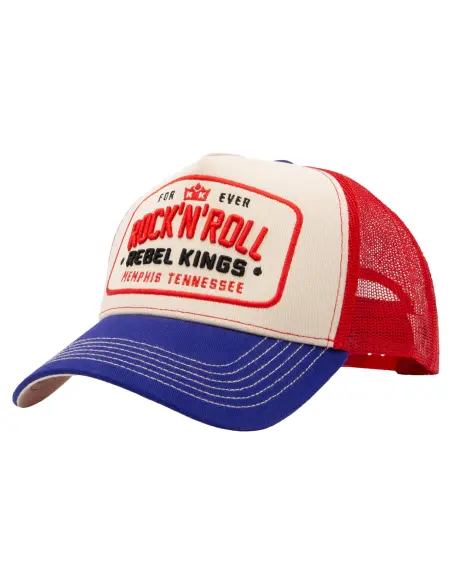 Gorra Trucker King Kerosin Rock n Roll Beige