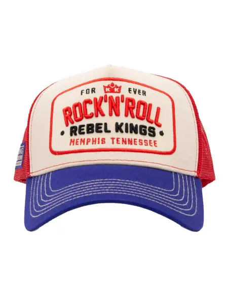 Gorra Trucker King Kerosin Rock n Roll Beige