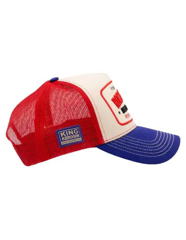 Casquette Trucker King Kerosin Rock n Roll Beige