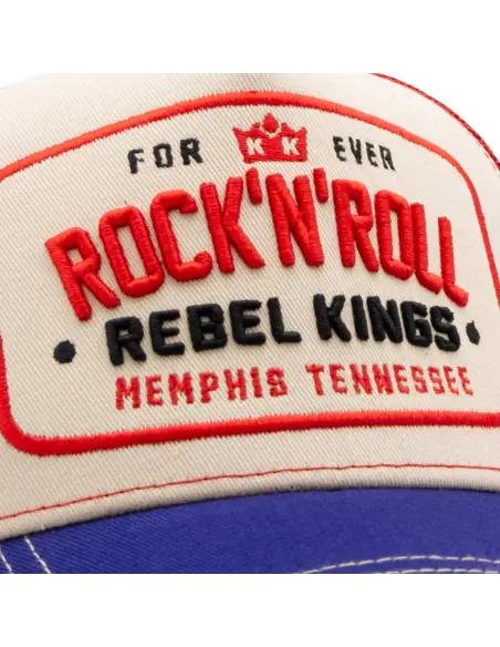 Gorra Trucker King Kerosin Rock n Roll Beige